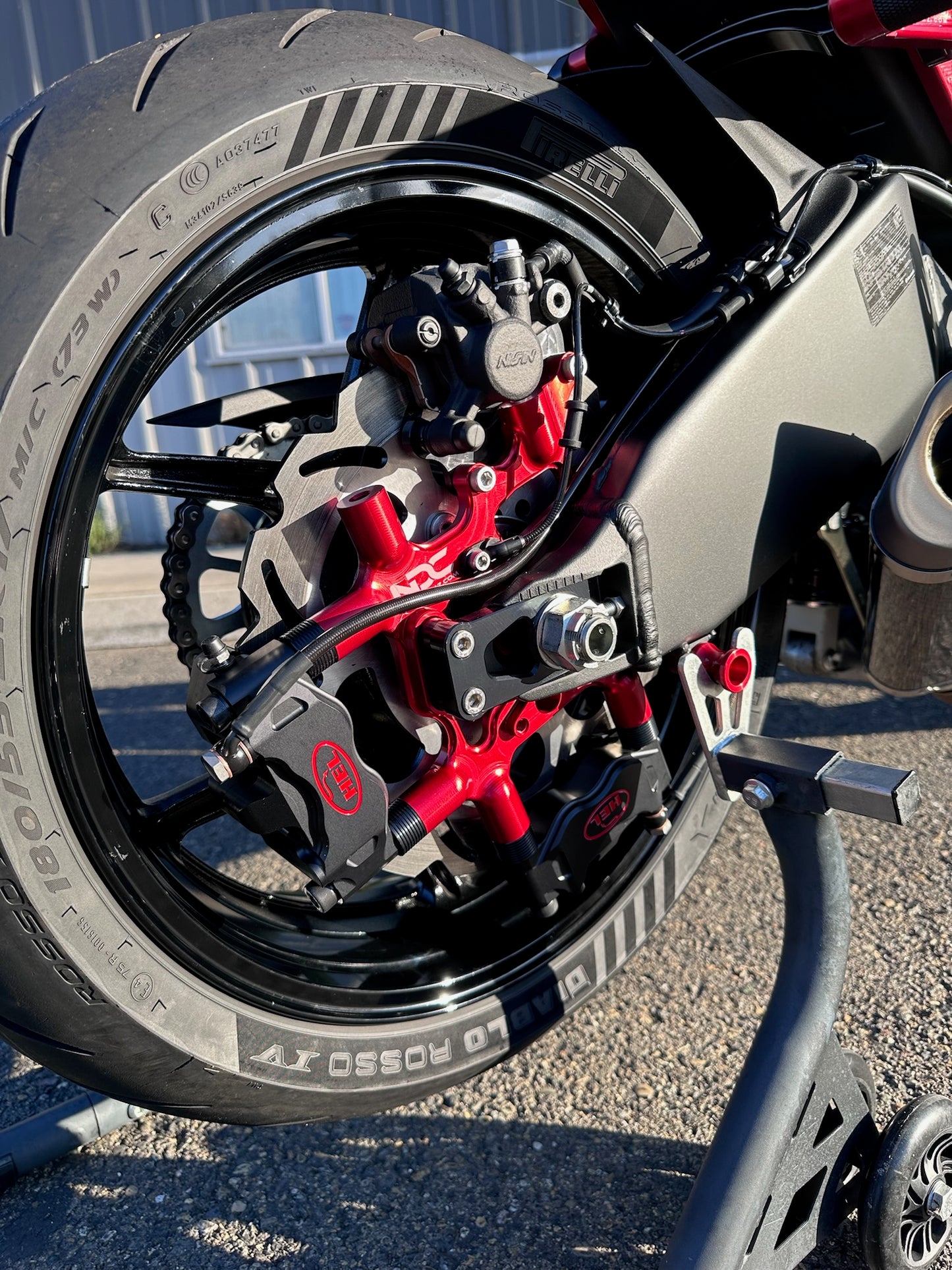 NDC V2 296mm-310mm Triple Caliper Bracket – 2005–2026 Kawasaki ZX6R 636